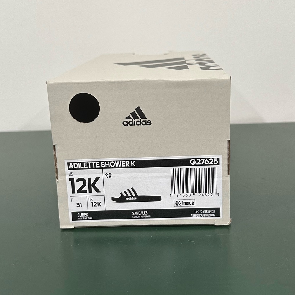 adidas Adilette Shower Slides Kids Unisex Size 11k/12k - Picture 6 of 6